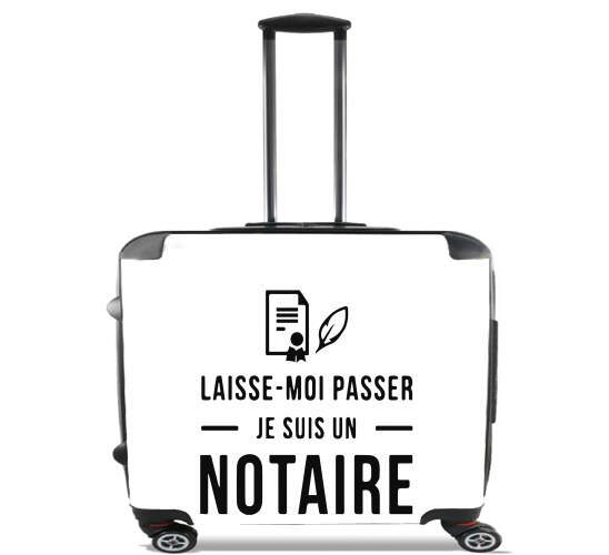  Laisse moi passer je suis un notaire cadeau para Ruedas cabina bolsa de equipaje maleta trolley 17" laptop