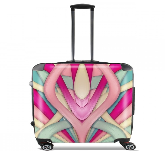  Laminated bubblegum para Ruedas cabina bolsa de equipaje maleta trolley 17" laptop