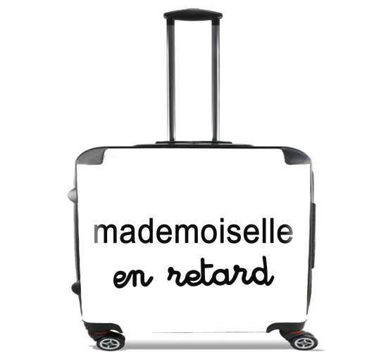  Mademoiselle en retard para Ruedas cabina bolsa de equipaje maleta trolley 17" laptop