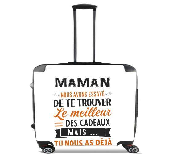  Maman nous avons essaye de trouver le meilleur des cadeaux para Ruedas cabina bolsa de equipaje maleta trolley 17" laptop