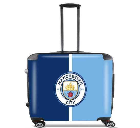  Manchester City para Ruedas cabina bolsa de equipaje maleta trolley 17" laptop