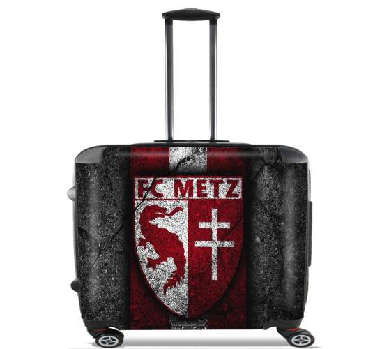  Metz Foot para Ruedas cabina bolsa de equipaje maleta trolley 17" laptop