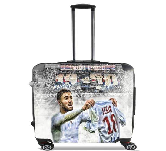  Nabil Fekir Tribute para Ruedas cabina bolsa de equipaje maleta trolley 17" laptop