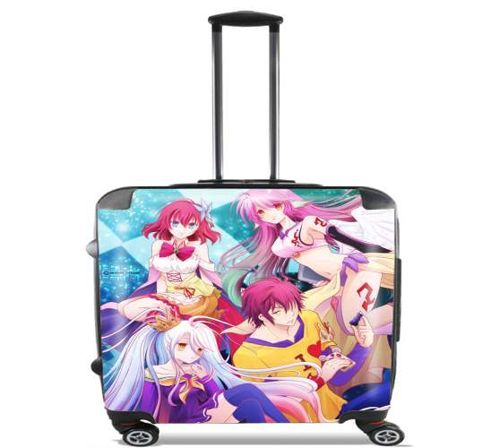  No Game No Life Fan Manga para Ruedas cabina bolsa de equipaje maleta trolley 17" laptop