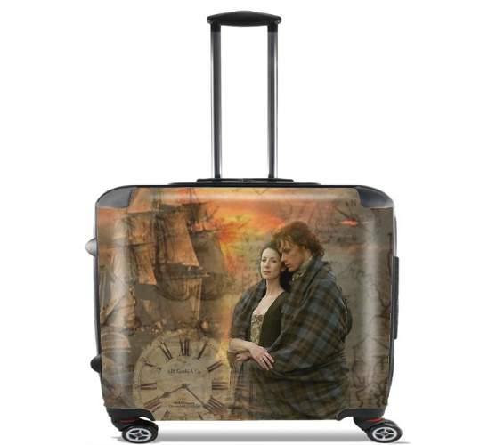  Outlander Collage para Ruedas cabina bolsa de equipaje maleta trolley 17" laptop