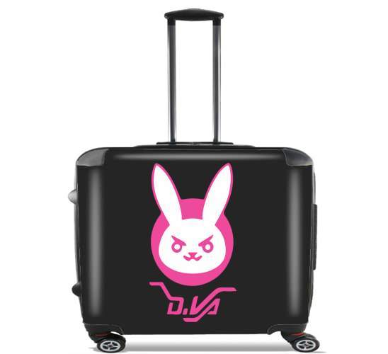  Overwatch D.Va Bunny Tribute para Ruedas cabina bolsa de equipaje maleta trolley 17" laptop