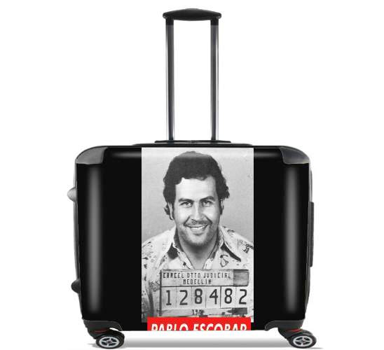  Pablo Escobar para Ruedas cabina bolsa de equipaje maleta trolley 17" laptop