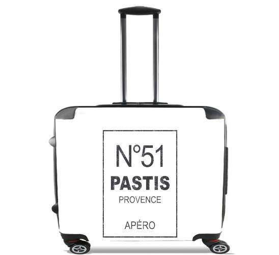  Pastis 51 Parfum Apero para Ruedas cabina bolsa de equipaje maleta trolley 17" laptop