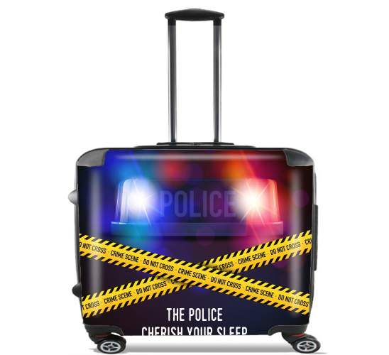  Police Crime Siren para Ruedas cabina bolsa de equipaje maleta trolley 17" laptop