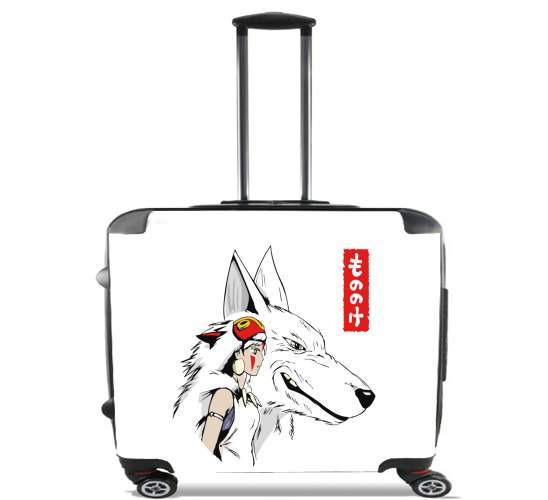  Princess Mononoke JapArt para Ruedas cabina bolsa de equipaje maleta trolley 17" laptop