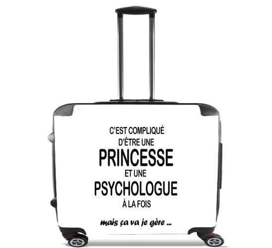  Psychologue et princesse para Ruedas cabina bolsa de equipaje maleta trolley 17" laptop