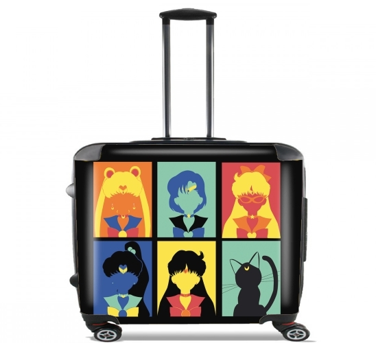  Sailor pop para Ruedas cabina bolsa de equipaje maleta trolley 17" laptop