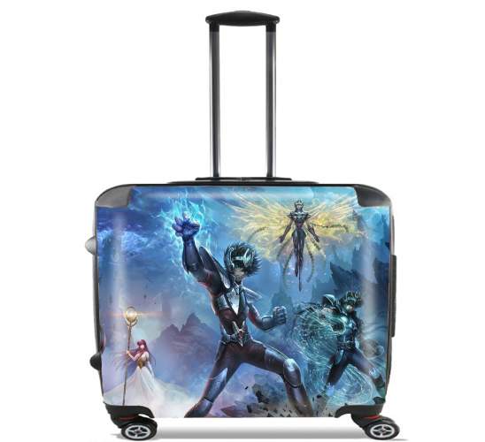  Saint Seiya para Ruedas cabina bolsa de equipaje maleta trolley 17" laptop