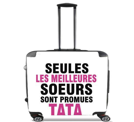  Seules les meilleures soeurs sont promues tata para Ruedas cabina bolsa de equipaje maleta trolley 17" laptop