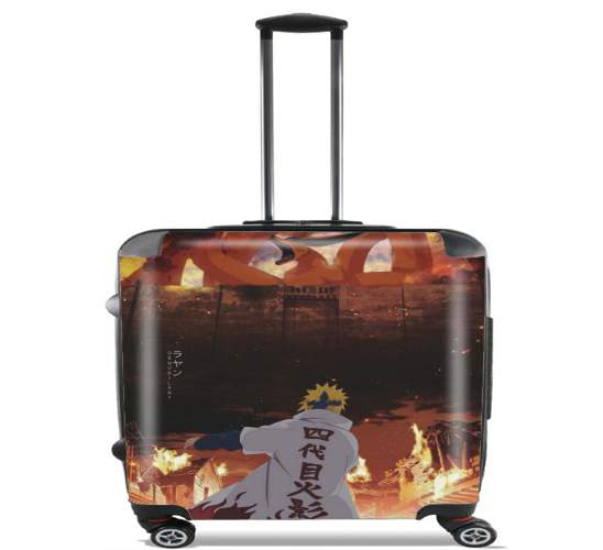  Shingeki no Kyubii para Ruedas cabina bolsa de equipaje maleta trolley 17" laptop