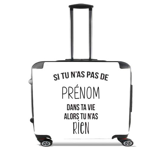  Si tu nas pas de alors tu nas rien para Ruedas cabina bolsa de equipaje maleta trolley 17" laptop