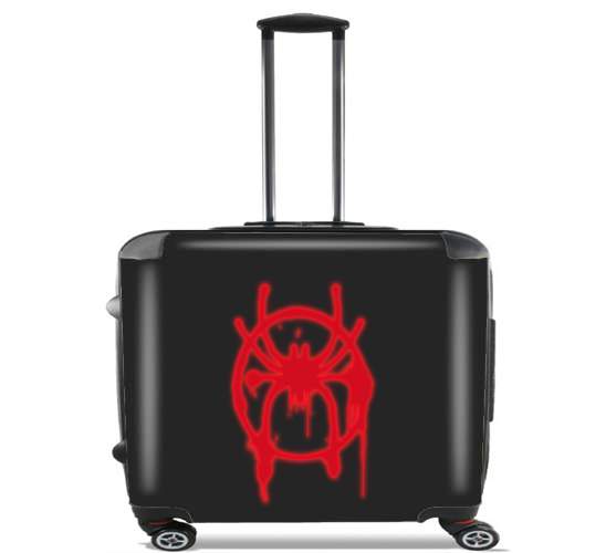  Spider Verse Miles Morales para Ruedas cabina bolsa de equipaje maleta trolley 17" laptop