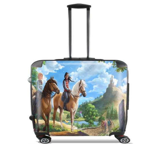  Star Stable Horse VideoGame para Ruedas cabina bolsa de equipaje maleta trolley 17" laptop