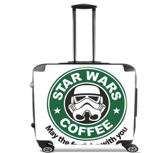  Stormtrooper Coffee inspired by StarWars para Ruedas cabina bolsa de equipaje maleta trolley 17" laptop