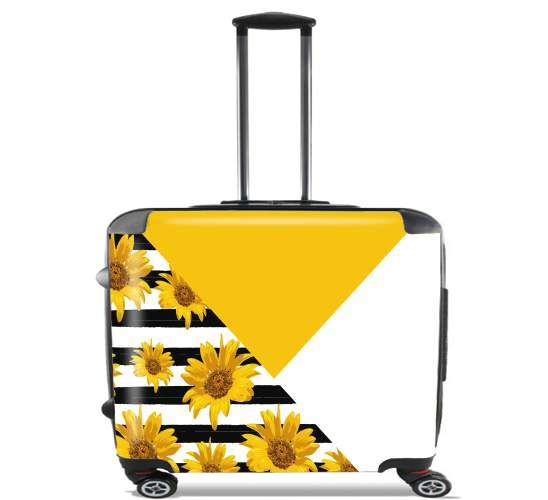  Sunflower Name para Ruedas cabina bolsa de equipaje maleta trolley 17" laptop