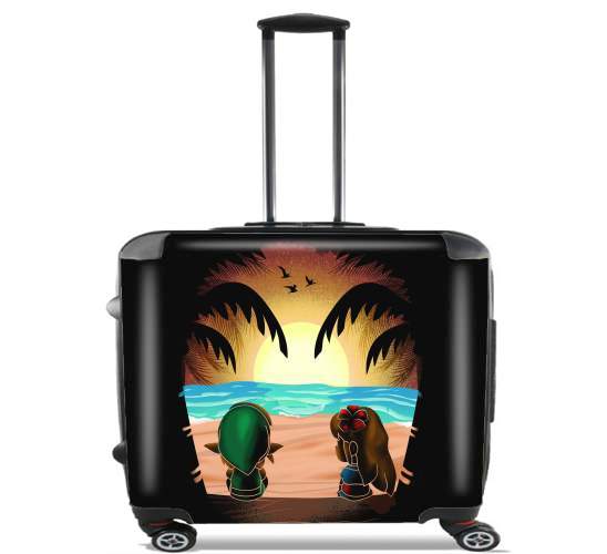  Sunset on Dream Island para Ruedas cabina bolsa de equipaje maleta trolley 17" laptop