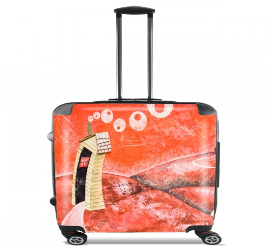  The tale's little house para Ruedas cabina bolsa de equipaje maleta trolley 17" laptop