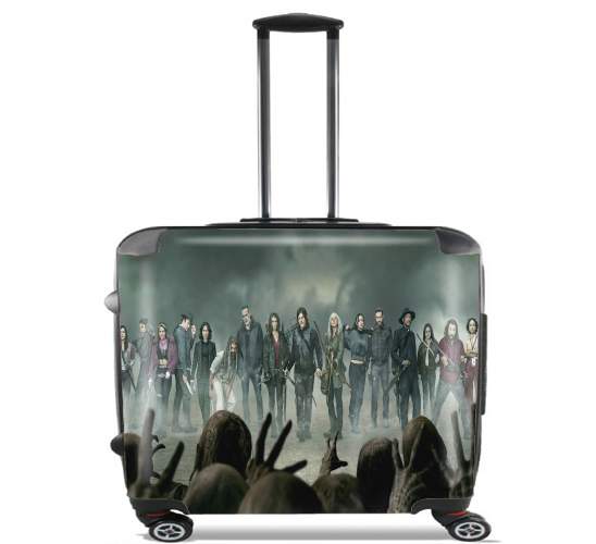  the walking dead saison 11 para Ruedas cabina bolsa de equipaje maleta trolley 17" laptop