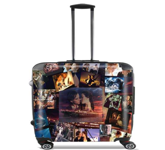  Titanic Fanart Collage para Ruedas cabina bolsa de equipaje maleta trolley 17" laptop