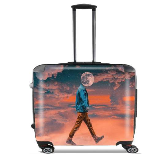  Walking On Clouds para Ruedas cabina bolsa de equipaje maleta trolley 17" laptop