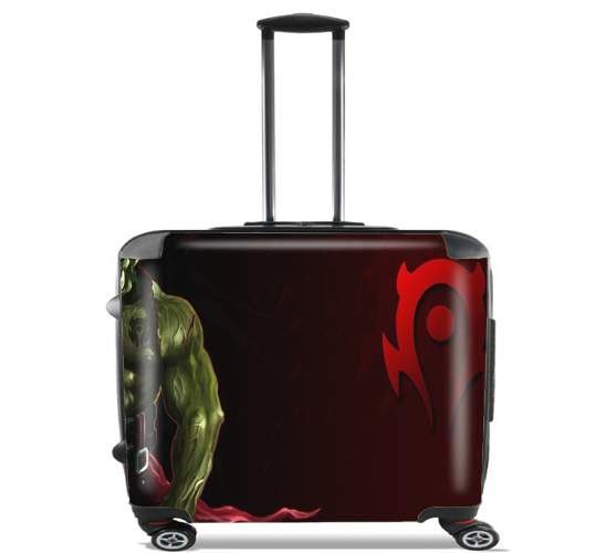  Warcraft Horde Orc para Ruedas cabina bolsa de equipaje maleta trolley 17" laptop