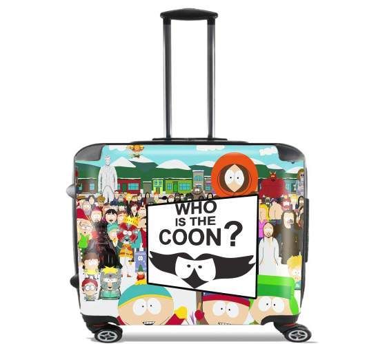  Who is the Coon ? Tribute South Park cartman para Ruedas cabina bolsa de equipaje maleta trolley 17" laptop