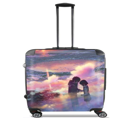  Your Name Night Love para Ruedas cabina bolsa de equipaje maleta trolley 17" laptop