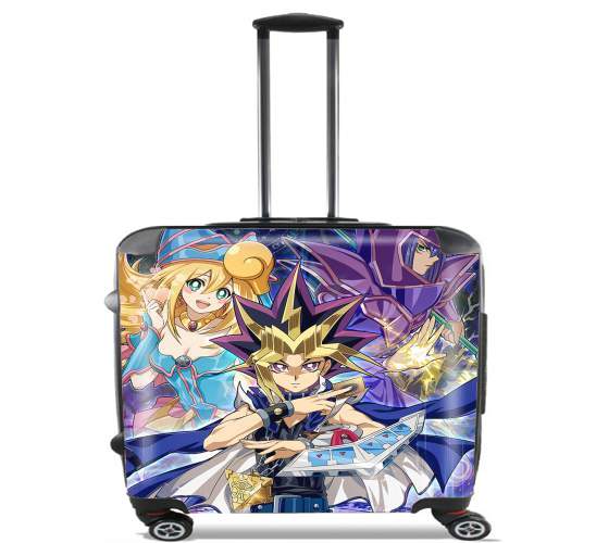  Yu-Gi-Oh - Yugi Muto FanArt para Ruedas cabina bolsa de equipaje maleta trolley 17" laptop