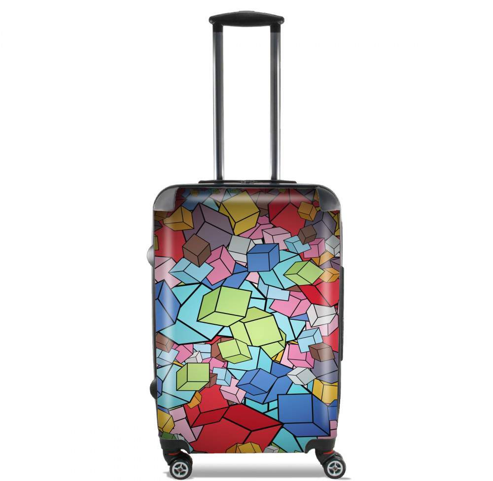  Abstract Cool Cubes para Tamaño de cabina maleta