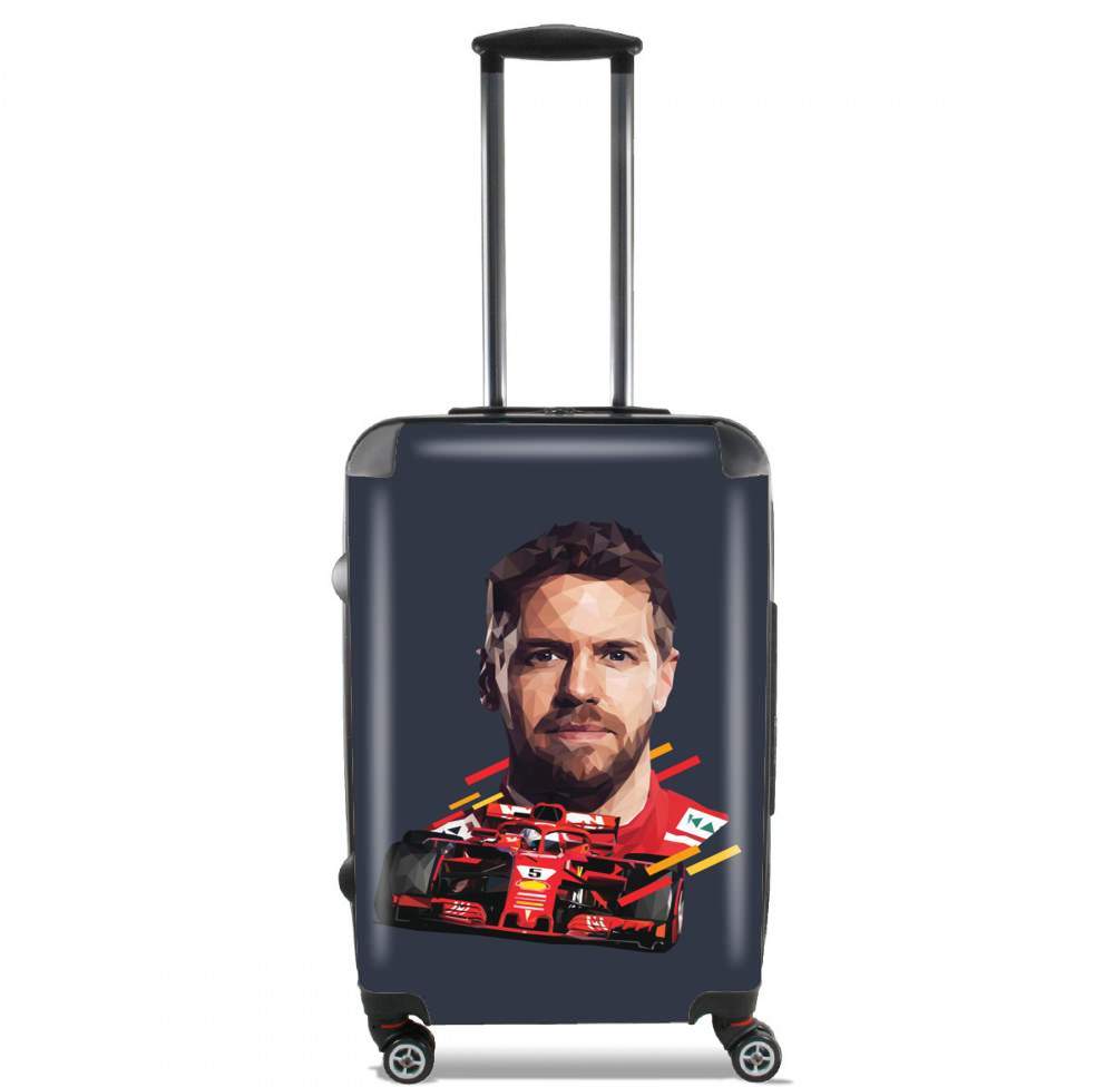  Vettel Formula One Driver para Tamaño de cabina maleta